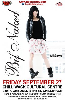 Win 2 Tickets to See Bif Naked on September 27 in Chilliwack
